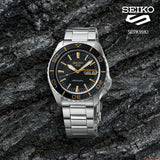 Seiko 5 Sport Automatic SKX Series Black Dial Silver Steel Strap Watch for Men - SRPK99K1 Buy Now By Seiko