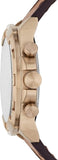 Fossil Bronson Chronograph Brown Dial Brown Leather Strap Watch for Men - FS5857 Buy Now By Fossil
