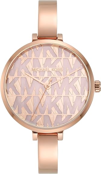 Michael Kors Naia Quartz Rose Gold Dial Rose Gold Steel Strap Watch for Women - MK4679 Buy Now By Michael Kors