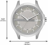 Armani Exchange Whitman Silver Dial Brown Leather Strap Watch For Men - AX2100 Buy Now By Armani Exchange