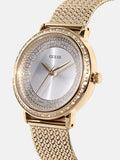 Guess Willow Two Tine Dial Gold Mesh Bracelet Watch For Women - W0836L3 Buy Now By Guess
