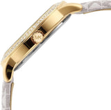 Michael Kors Tibby Analog Silver Dial White Leather Strap Watch for Women - MK1049 Buy Now By Michael Kors