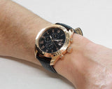 Maserati Traguardo Chronograph Black Dial Black Leather Strap Watch For Men - R8871612002 Buy Now By Maserati