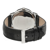 Guess Wafer Analog Black Dial Black Leather Strap Watch For Men - W70016G1 Buy Now By Guess
