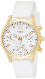 Guess Marina Multifunction White Dial White Rubber Strap Watch for Women - W1025L5 Buy Now By Guess