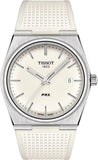 Tissot PRX 40 White Dial White Rubber Strap Watch For Men - T137.410.17.011.00 Buy Now By Tissot