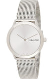 Calvin Klein Minimal Silver Dial Silver Mesh Bracelet Watch for Men - K3M211Y6 Buy Now By Calvin Klein