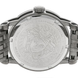 Versace Viamond Quartz Black Dial Grey Steel Strap Watch For Men - VEPO00520 Buy Now By Versace