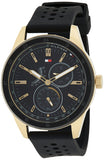 Tommy Hilfiger Austin Black Dial Black Rubber Strap Watch for Men - 1791636 Buy Now By Tommy Hilfiger