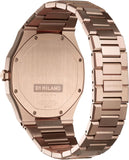 D1 Milano Ultra Thin Black Dial Gold Steel Strap Watch for Men - D1-UTBJ42 Authentic Buy Shop Now