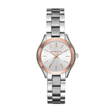 Michael Kors Mini Slim Runway Silver Dial Silver Steel Strap Watch for Women - MK3514 Buy Now By Michael Kors