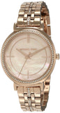 Michael Kors Cinthia Mother of Pearl Rose Gold Dial Rose Gold Steel Strap Watch for Women - MK3643 Buy Now By Michael Kors
