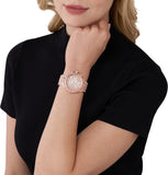 Michael Kors Camille Chronograph Mother of Pearl Dial Rose Gold Steel Strap Watch for Women - MK7272 Buy Now By Michael Kors