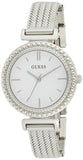Guess Quartz Silver Dial Silver Mesh Bracelet Watch For Women - W1152L1 Buy Now By Guess
