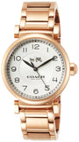 Coach Madison White Dial Rose Gold Steel Strap Watch for Women - 14502395 Buy Now By Coach