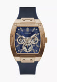 Guess Phoenix Multifunction Blue Dial Blue Rubber Strap Watch for Men - GW0202G4 Buy Now By Guess