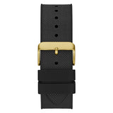 Guess Navigator Chronograph Black Dial Black Rubber Strap Watch for Men - GW0264G3 Buy Now By Guess