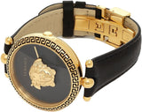 Versace Palazzo Empire Black Dial Black Leather Strap Watch for Women - VCO020017 Buy Now By Versace