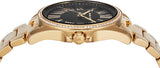 Michael Kors Kacie Analogue Black Dial Gold Steel Strap Watch for Women - MK4852 Buy Now By Michael Kors