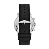 Fossil Neutra Chronograph White Dial Black Leather Strap Watch for Men - FS6023 Buy Now By Fossil