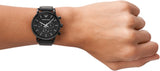 Emporio Armani Dress Chronograph Black Dial Black Leather Strap Watch For Men - AR1918 Buy Now By Emporio Armani