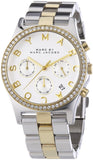 Marc Jacobs Henry Chronograph Silver Dial Two Tone Steel Strap Watch for Women - MBM3197 Buy Now By Marc Jacobs