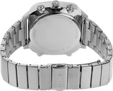 Fossil Retro Analog-Digital Black Dial Silver Steel Strap Watch for Men - FS5890 Buy Now By Fossil