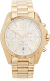 Michael Kors Bradshaw Chronograph White Dial Gold Steel Strap Watch For Women - MK6266 Buy Now By Michael Kors
