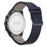 Hugo Boss Grand Prix Chronograph Black Dial Blue Leather Strap Watch for Men - 1513563 Buy Now By Hugo Boss