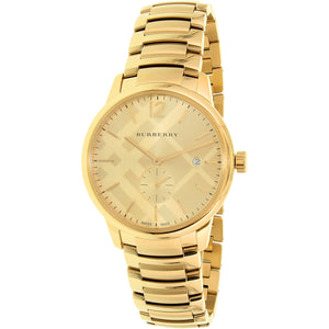Burberry The Classic Gold Dial Gold Steel Strap Watch for Men - BU10006 Buy Now By Burberry