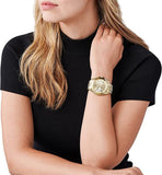 Michael Kors Slim Runway Gold Dial Gold Steel Strap Watch for Women - MK3477 Buy Now By Michael Kors