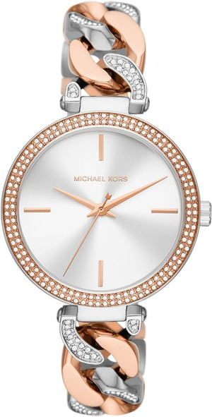Michael Kors Catelyn Quartz Silver Dial Two Tone Steel Strap Watch For Women - MK4634 Buy Now By Michael Kors