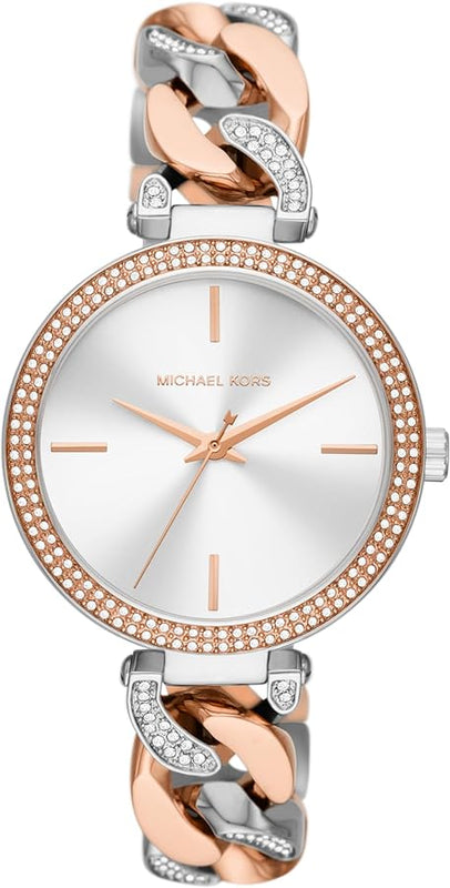 Michael Kors Catelyn Quartz Silver Dial Two Tone Steel Strap Watch For Women - MK4634 Buy Now By Michael Kors
