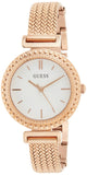 Guess Monroe Silver Dial Rose Gold Steel Strap Watch For Women - W1152L3 Buy Now By Guess