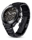 Swarovski Dextera Chronograph Black Dial Black Steel Strap Watch for Women - 5641393 Buy Now By Swarovski