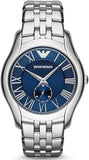 Emporio Armani Valente Chronograph Blue Dial Silver Steel Strap Watch For Men - AR1789 Buy Now By Emporio Armani