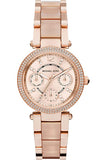 Michael Kors Parker Pink Dial Two Tone Steel Strap Watch for Women - MK5896 Buy Now By Michael Kors