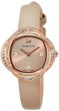 Swarovski Crystal Flower Grey Dial Grey Leather Strap Watch for for Women - 5552424 Buy Now By Swarovski