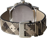 Burberry The City Beige Dial Chequered Brown Leather Strap Watch for Women - BU9029 Buy Now By Burberry