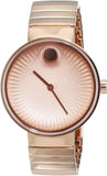 Movado Edge Rose Gold Dial Rose Gold Steel Strap Watch for Women - 3680013 Buy Now By Movado