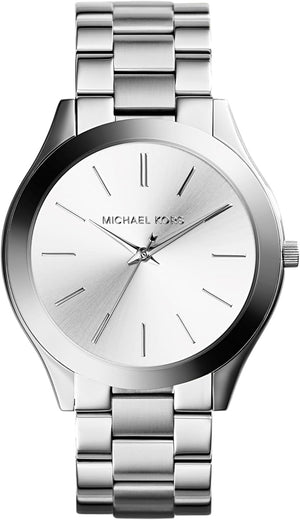 Michael Kors Runway Three-Hand Silver Dial Silver Steel Strap Watch for Women - MK7474 Buy Now By Michael Kors
