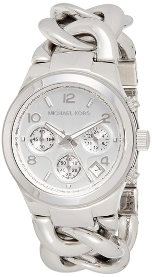 Michael Kors Runway Twist Silver Dial Silver Stainless Steel Strap Watch for Women - MK3149 Buy Now By Michael Kors