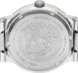 Versace Greca Quartz Blue Dial Silver Steel Strap Watch for Women - VEVH01120 Buy Now By Versace