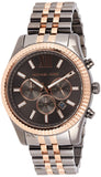 Michael Kors Lexington Chronograph Black Dial Two Tone Steel Strap Watch for Men - MK8561 Buy Now By Michael Kors