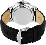 Fossil Neutra Minimalist Moonphase Black Dial Black Leather Strap Watch for Men - FS5904 Buy Now By Fossil