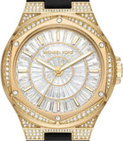 Michael Kors Lennox Three Hand Crystals Silver Dial Black Silicone Strap Watch For Women - MK7247 Buy Now By Michael Kors