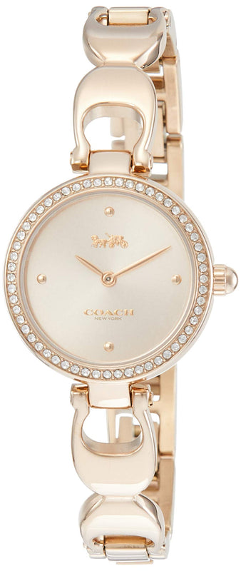 Coach Park Signature Rose Gold Dial Rose Gold Steel Strap Watch for Women - 14503172 Buy Now By Coach