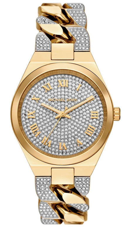 Michael Kors Lennox Pavé Crystals Silver Dial Two Tone Steel Strap Watch for Women - MK7487 Buy Now By Michael Kors