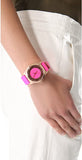 Marc Jacobs Henry Skeleton Pink Dial Pink Leather Strap Watch for Women - MBM1243 Buy Now By Marc Jacobs