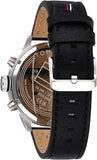 Tommy Hilfiger Trent Chronograph Quartz Black Dial Black Leather Strap Watch For Men - 1791810 Buy Now By Tommy Hilfiger